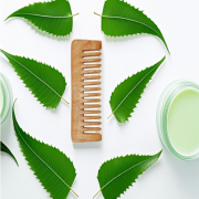 Neem Wood Shampoo Comb | 100% Natural Anti-Bacterial Wooden Comb for Hair Growth & Scalp Massage | Eco-Friendly, Anti-Dandruff, Wide Tooth Comb for All Hair Types | Handmade & Sustainable