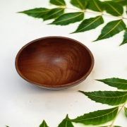 Natural Neem Wood Soup Bowl | Sustainable & Durable Wooden Tableware | Perfect for Hot & Cold Dishes | Handcrafted, Eco-Friendly Wooden Bowl | Ideal for Soups, Salads, and Snacks | Organic, Handcrafted Wooden Bowl for Soups, Cereals, and Snacks.